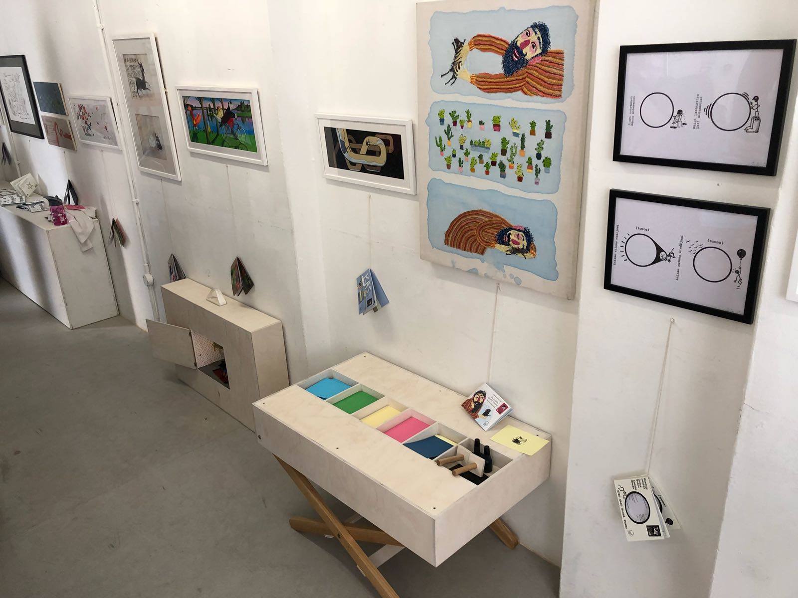 Sunday, 6 May, the Oxford Story museum opened an exhibition of illustrations
from the Latvian children’s picture book series “BIKIBUKS”. The works will
be on view until 3 June.